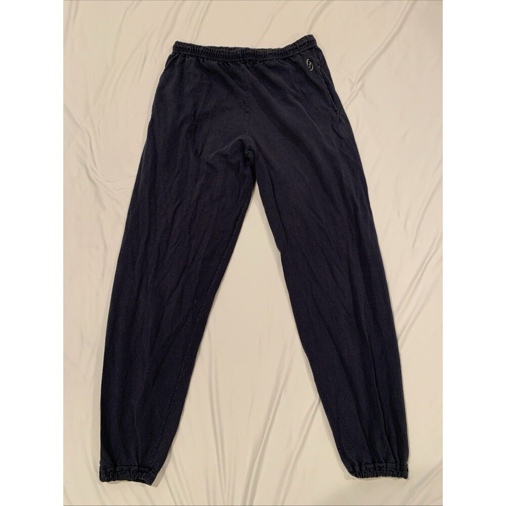 Vintage Discus Athletic Sweatpants Men's M Blue Cuffed Joggers 80s 90s